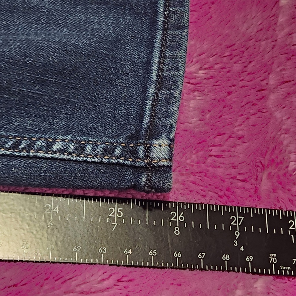 Hollister 7S Womens High Rise Super Skinny Jeans Dark Wash Stretch W28 L26 - Picture 6 of 11